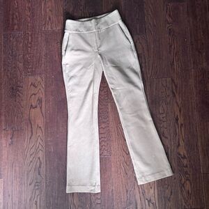 Express Tan Thick Soft Boot Dress Pants